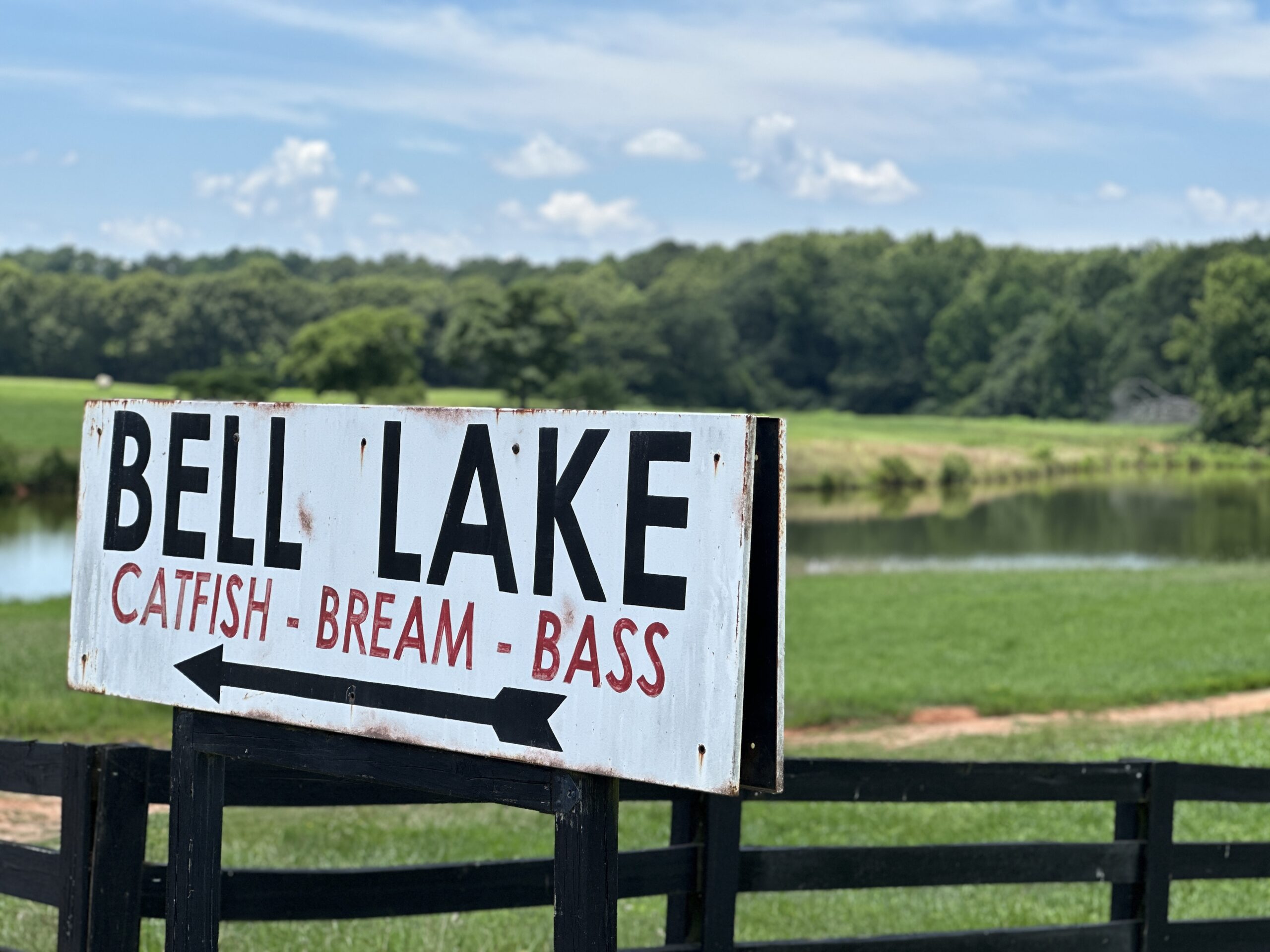 Bell Lake Sign